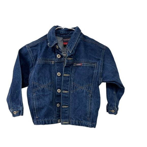Carters Vintage Denim Blue Jacket Trucker Toddler Size 4 - Picture 1 of 10